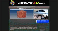 Desktop Screenshot of andina3d.com