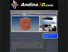 Tablet Screenshot of andina3d.com